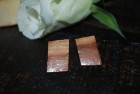 Ohrstecker aus dem Holz des Pflaumenbaumes; Stecker Metall versilbert, nickelfrei (SPP2) Ohrstecker aus dem Holz des Pflaumenbaumes; Stecker Metall versilbert, nickelfrei (SPP2)